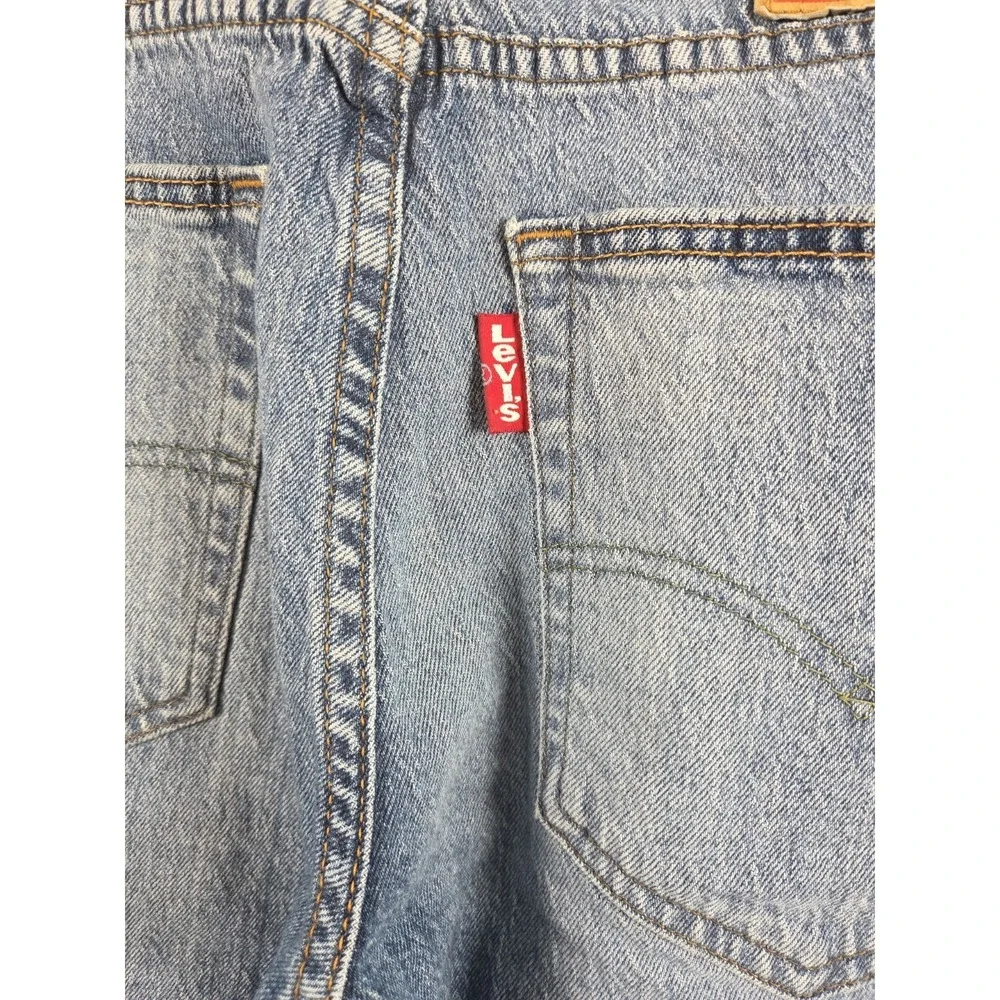 Levis‎ Hi Ball Patchwork Two Tone Jeans 32x30 Stretch Taper Boho Retro Grunge